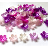 BeadingStation® 100Pcs Pink& Purple Mix Pearl Shine Cherry Blossom Acrylic Flower Beads 15mm