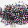 BeadingStation® 30g 450pcs 4mm Gradient Colorful Transparent Glass Beads