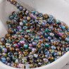 BeadingStation® 30g 450pcs 4mm Gradient Colorful Transparent Glass Beads