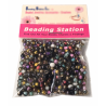 BeadingStation® 30g 450pcs 4mm Gradient Colorful Transparent Glass Beads