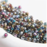 BeadingStation® 30g 1000pcs 3mm Gradient Colorful Transparent Glass Beads