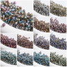 BeadingStation® 30g 1000pcs 3mm Gradient Colorful Transparent Glass Beads