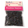 BeadingStation® 30g 1000pcs 3mm Gradient Colorful Transparent Glass Beads