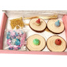 BeadingStation® 4-Set DIY Flower Petal Mini Tree Kit – Gift-Ready Value Combo Spring Mix