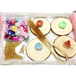 BeadingStation® 4-Set DIY Flower Petal Mini Tree Kit – Gift-Ready Value Combo Random Mix