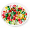 BeadingStation® 2-tone Crackle Glass Round Beads 6mm ~ Loose Beads~