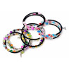 BeadingStation® 2-tone Crackle Glass Round Beads 6mm ~ Loose Beads~