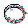 BeadingStation® 2-tone Crackle Glass Round Beads 6mm ~ Loose Beads~