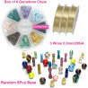 Beading Station Set of 8 Wire Wrapped Little Crystal Tree of Life DIY Making Kit