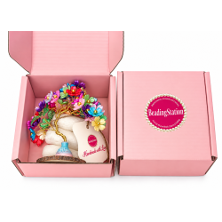 BeadingStation® Handmade Rainbow Flower Tree, Giftbox include.