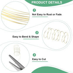 100-Meter Spool Artisan Wrapping Wire 26GA, Golden